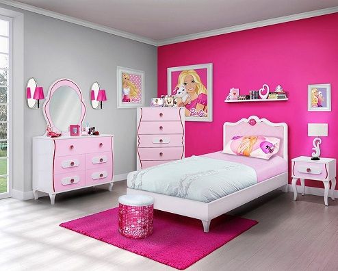 Barbie Theme Girl’s Bedroom