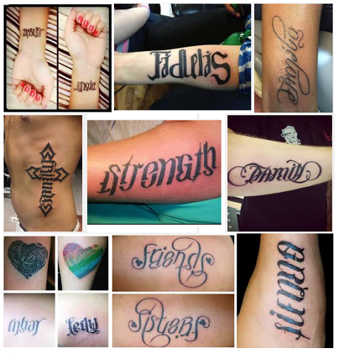 ambigram tattoo designs