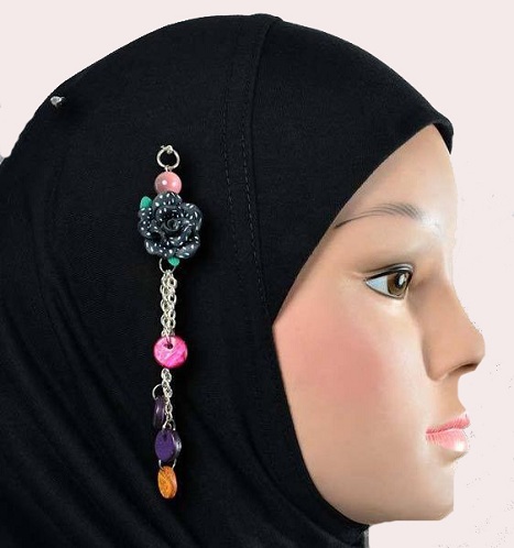 Black Colored Islamic Hijab Pins