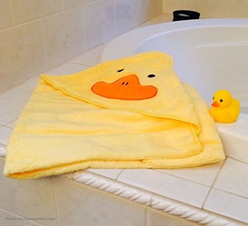 Sárga Duck Hooded Towel