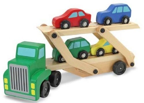 Car carrier wooden Toy Birthday Gifts