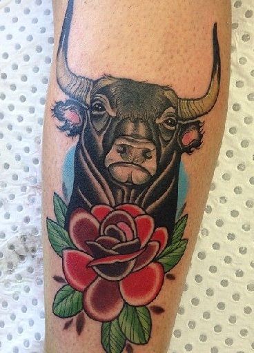 Best Bull Tattoo Designs With Meanings For Men & Women-edited11
