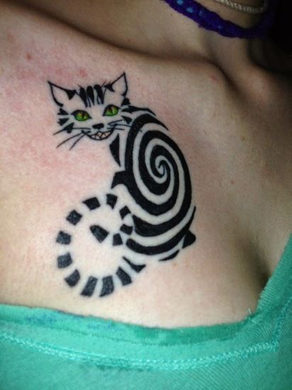 Mačka tattoo designs 6