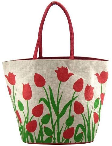 Floral Jute Bags