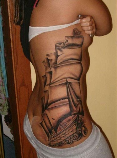 plutitor Rib Cage Tattoo Design