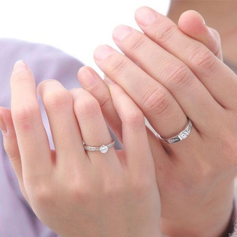 veritabil Silver Single Diamond Engagement Rings