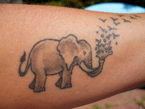 Elefant Tattoo 3