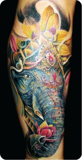 Elefant Tattoo 1