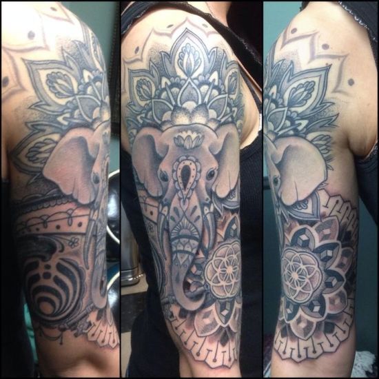 Elefánt Tattoo 2