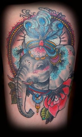 Elephant Tattoo 6