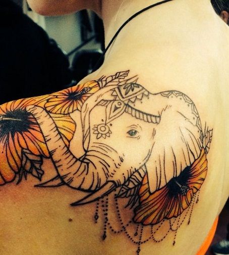 Top-9-dramblys-tatuiruočių dizainas14