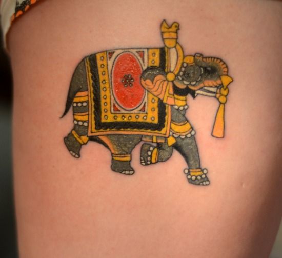 Elefánt Tattoo 9
