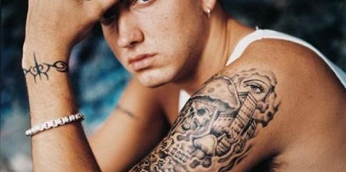 Tribal Bracelet Eminem Tattoo