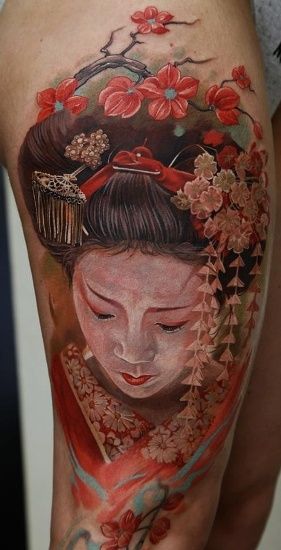 roșu in lust geisha