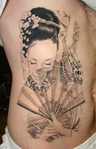 Geisha Representing Femininity tattoo