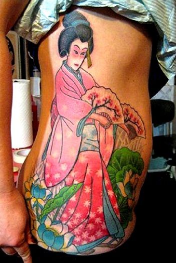 Ethnic Geisha Tattoo