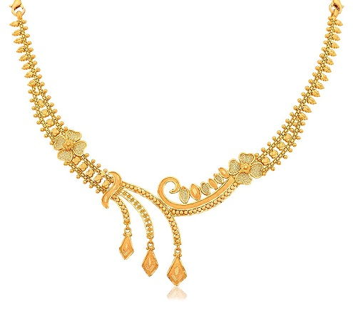 Fashionable Gold Necklace in 40 Grams