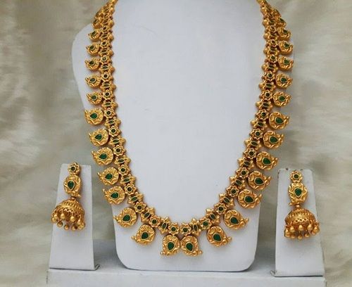 Mango Design 40 Gm Gold Necklace