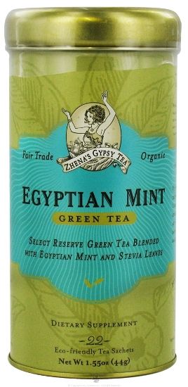Žena s Gypsy Tea Egyptian Mint