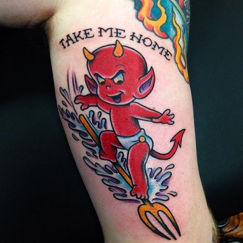 Vesz Me Home Half Sleeve Tattoo
