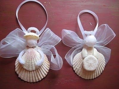  Handmade Seashell Fairies