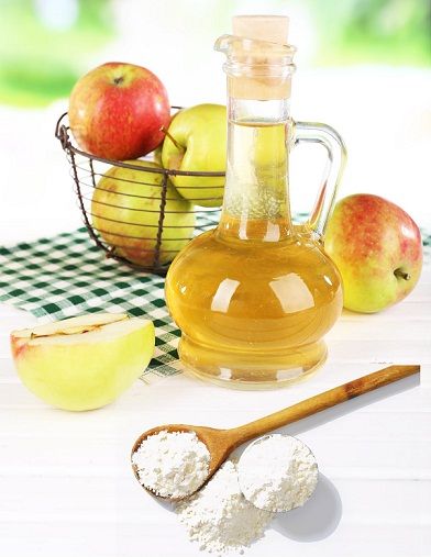 Amidon de porumb and Apple Cider Vinegar Face Pack