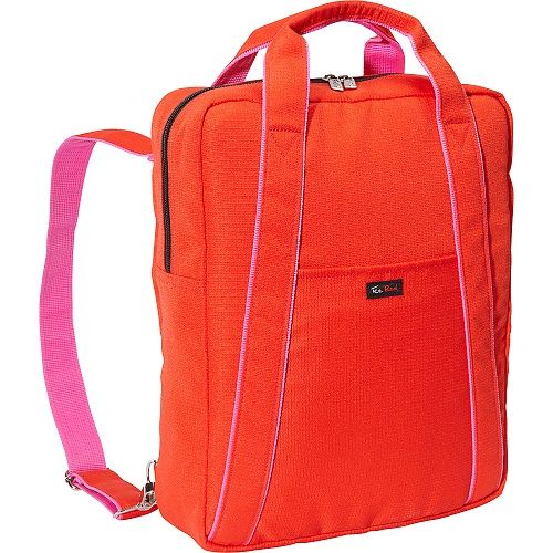 Led Red AVA Laptop Backpack