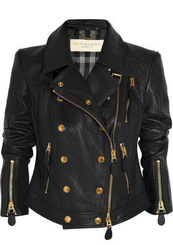 Kétsoros kabát Leather Jacket