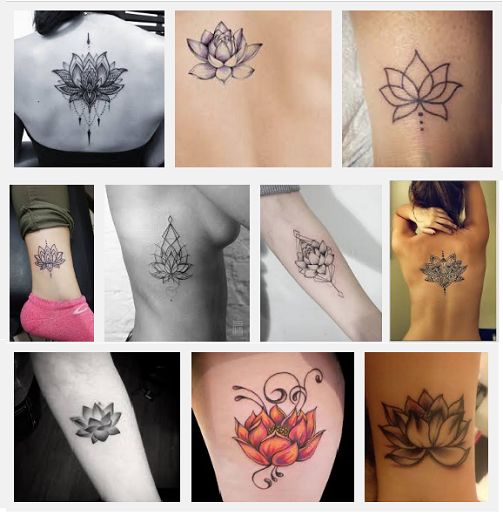 Lotus Flower Tattoo 9