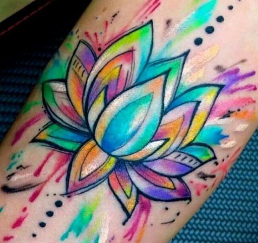 Lotus Flower Tattoo 10