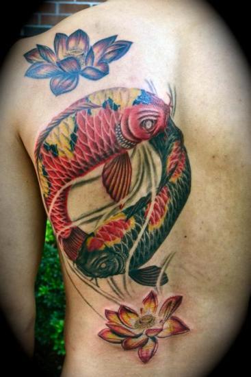 Lotus flower tattoo 4