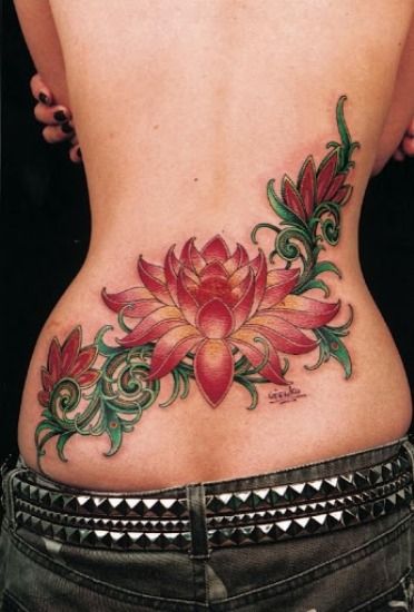 Lotus flower tattoo 1