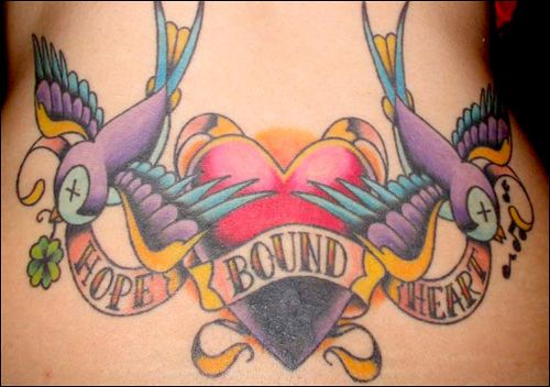 Upam Bound Heart Tattoo