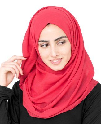 roșu Hijab Style