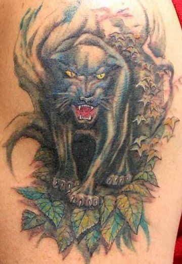 Cool panther Tattoo
