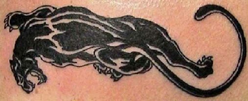 Negru Panther Tattoo