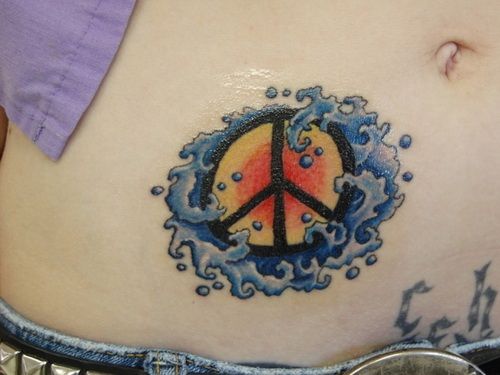 15 legjobb béke tetováló design férfiak és nők Stílusok az életben
