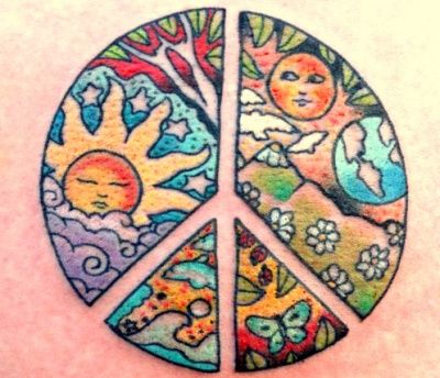15 Best Peace Tattoo Designs Men & Women | Styles At Life
