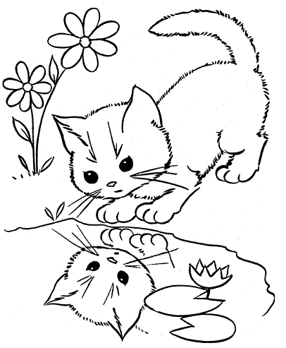 Kūdikis Animals Coloring Page