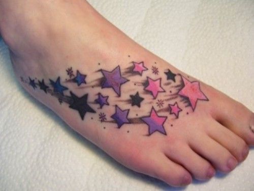 Curse star tattoos