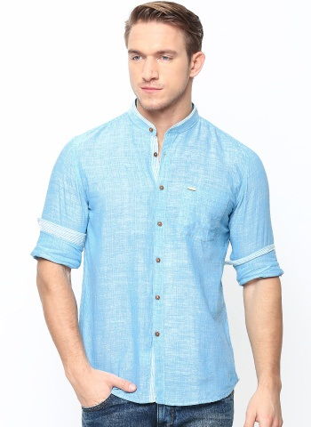 Khadi Blue Shirt
