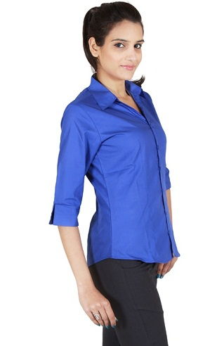 Plain Royal Blue Shirt