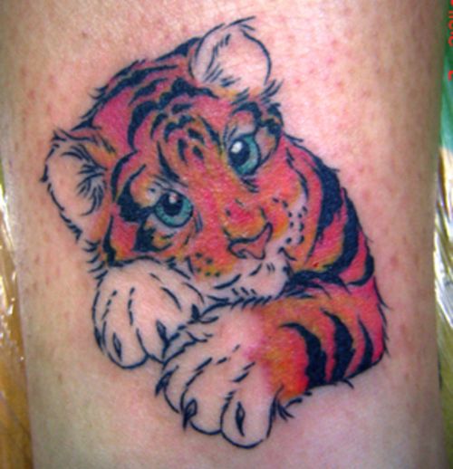 Baby Tiger Tattoo