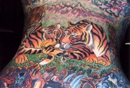 Family Tiger Tattoo