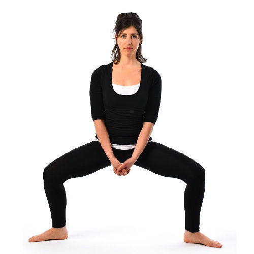  Squat and Rise Yoga Pose