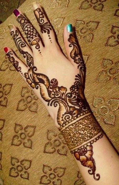 15+ Cute Gujarati Mehndi Designs With Pictures | Styles At Life