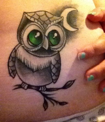 Mare eyed owl tattoo