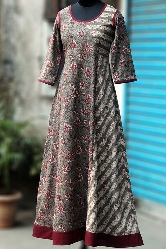 15 Different and Latest Frock Style Kurtis for Women | Styles At Life