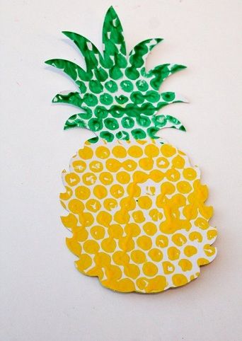 balon Wrap Pineapple as a Craft