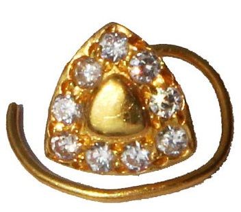 piercing-aur și diamant-împânzit-trilioane-nas-pin-design15